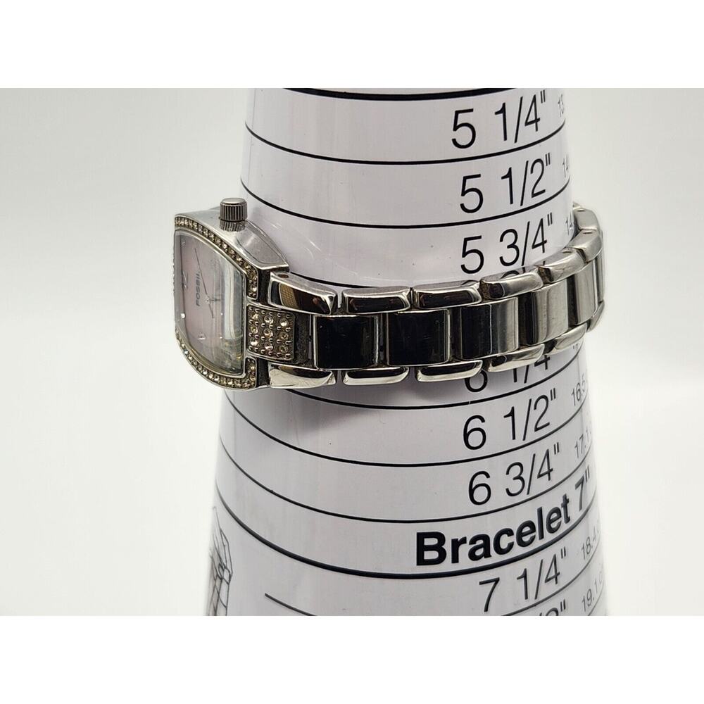 New Battery Fossil F2 Silver Tone Womens Watch ES-1404 - Picture 6 of 6